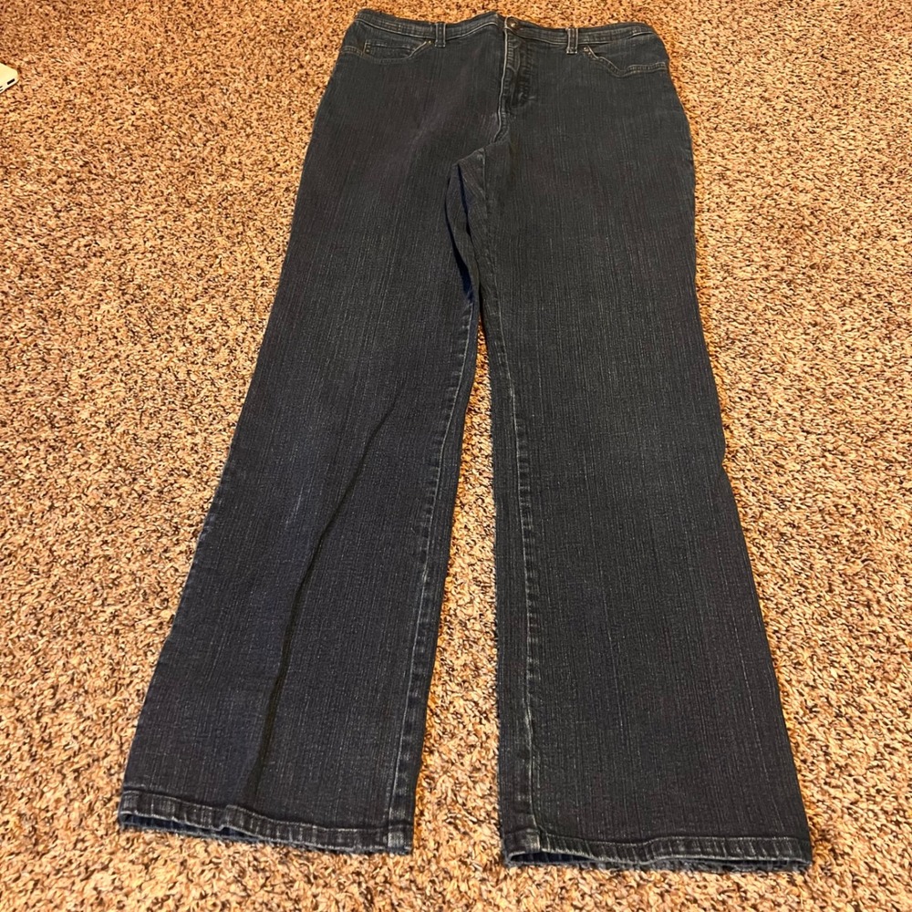 Gloria Vanderbilt Womens Jeans Size 12 Dark Wash Bootcut The Perfect Fit